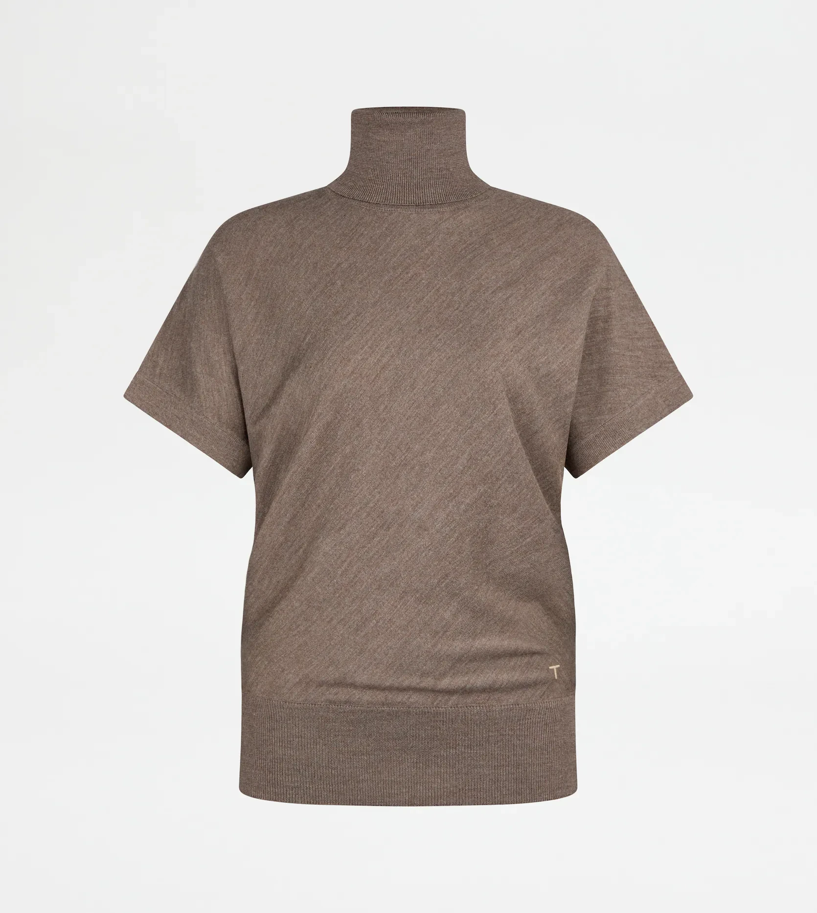 Turtleneck knit top